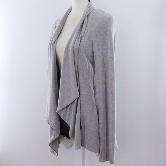 Market & Spruce | Open Front Zip Front Cardigan Medium - Picture 1 of 9